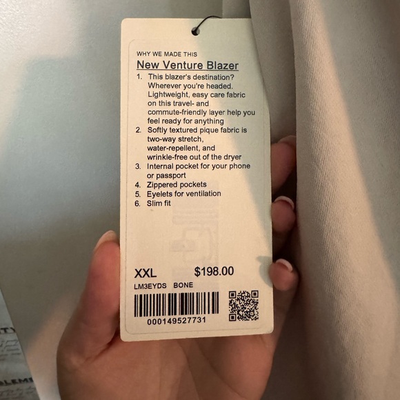 Lululemon New Venture Blazer - BONE - Picture 8 of 8